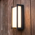 Lutec LED-Au&szlig;enwandleuchte Grau Qubo