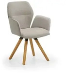 Stuhl Merlot Stoff Silber