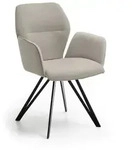 Stuhl Merlot Stoff Silber