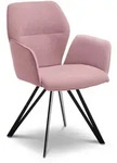 Stuhl Merlot Stoff Violett Aubergine
