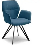 Stuhl Merlot Stoff Blau Blue