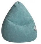 Sitting Point Sitzsack Beanbag Alfa XXL Stoff Blau, Gr&uuml;n Petrol
