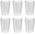 Stelton Gl&auml;serset Pilastro 6tlg. Glas Transparent Klar