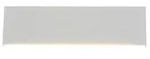 Trio LED-Wandleuchte Concha Alu, Eisen, Stahl & Metall Wei&szlig; 28 cm