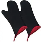 Spring Ofenhandschuh Grips 1 Paar lang Kunststoff Rot M (Medium)
