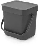 brabantia Abfallbeh&auml;lter Sort&Go 3l Kunststoff Grau