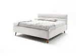meise.m&ouml;bel Polsterbett Lotte 160 x 200 cm Stoff Grau Hellgrau