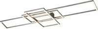 Trio LED-Deckenleuchte Silber Irvine