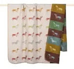 pad Kuscheldecke Dackel 150 x 200 cm Mischgewebe Beige