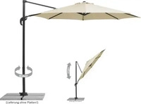 Schneider Schirme Ampelschirm Beige Rhodos Junior &oslash; 300 cm