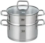ELO D&auml;mpfer Citrin Edelstahl Transparent Poliert 18 cm