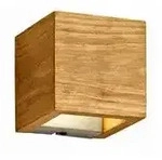 Trio LED-Wandleuchte Brad Holz Braun 11 cm
