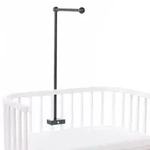 babybay Mobilehalterung Holz Grau