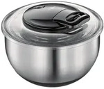 K&uuml;chenprofi Salatschleuder Turbo Edelstahl Silber