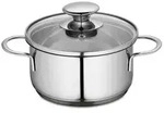 K&uuml;chenprofi Kochtopf Mini Edelstahl Silber 14 cm