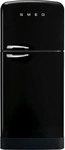 smeg K&uuml;hl-Gefrierkombination Schwarz FAB50RBL5