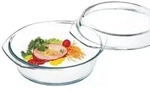 BOHEMIA Cristal Sch&uuml;ssel Simax &Oslash; 22,8 cm Kristall, Kristalloptik Transparent Klar