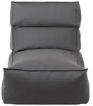 blomus Gartenliege Stay Lounger L 80x80x150 cm Polyester Schwarz
