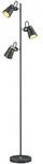 Trio Stehlampe Edward Metall Schwarz