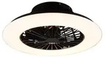 Reality Leuchten Deckenventilator Stralsund Kunststoff Schwarz