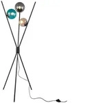 Trio Stehlampe Lance Alu, Eisen, Stahl & Metall Schwarz