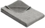 Ibena Kuscheldecke Lausanne 140 x 200 cm Baumwolle Grau