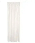 Schmidt Fertiggardine Thermo 135 x 245 cm Polyester Wei&szlig; Wollwei&szlig;