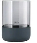 blomus Windlicht Calma Stein, Marmor, Granit Grau Dunkelgrau S (Small)