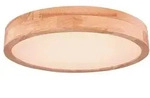 Globo LED-Deckenleuchte Rainer Kunststoff Braun 40 cm