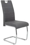 4er-Set Hela Freischwinger Flora Lederoptik Grau