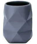 Kleine Wolke Zahnputzbecher Crackle Polyresin Blau