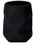 Kleine Wolke Zahnputzbecher Crackle Polyresin Schwarz