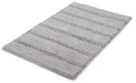 Kleine Wolke Badteppich Monrovia 60 x 100 cm Polyester Grau Platin