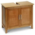Waschbeckenunterschrank Bambus Gr&uuml;n