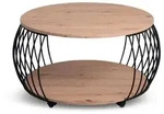Couchtisch Peking Holzoptik Artisan-Eiche 80 cm