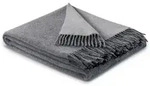 Biederlack Kuscheldecke Cashmere 130 x 170 cm Mischgewebe Grau