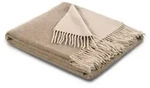 Biederlack Kuscheldecke Cashmere 150 x 200 cm Mischgewebe Beige Natur