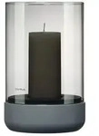 blomus Windlicht Calma Stein, Marmor, Granit Grau Dunkelgrau M (Medium)