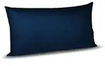 fleuresse Satin-Kissenbezug Satin 40 x 80 cm Blau Nachtblau