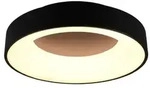 Trio LED-Deckenleuchte Girona Alu, Eisen, Stahl & Metall Schwarz 45 cm