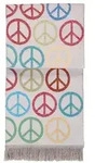 pad Kuscheldecke Peace 150 x 200 cm Baumwolle Bunt