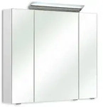 Pelipal Spiegelschrank 53 II Dekor Wei&szlig;, Transparent Wei&szlig; / Spiegel