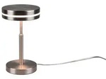 Trio LED-Tischleuchte Franklin Alu, Eisen, Stahl & Metall Silber Nickel matt