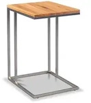 Beistelltisch Finn Holz Braun Wildeiche