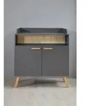 trendteam Wickelkommode Mats Dekor Grau