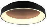Trio LED-Deckenleuchte Girona Alu, Eisen, Stahl & Metall Schwarz 60 cm
