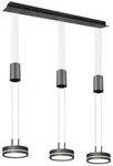 Trio LED-Pendelleuchte Franklin Alu, Eisen, Stahl & Metall Grau Anthrazit