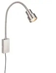 Briloner Wandleuchte Tusi Alu, Eisen, Stahl & Metall Silber Nickel matt
