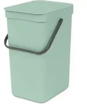 brabantia Abfallbeh&auml;lter Sort&Go 12l Jade Green Kunststoff Gr&uuml;n