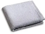 Vossen G&auml;stetuch Vegan Life 40 x 60 cm Baumwolle Grau